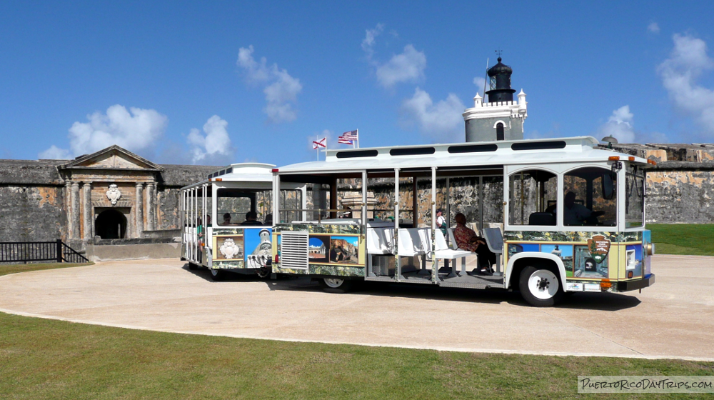 Old San Juan Trolley Map